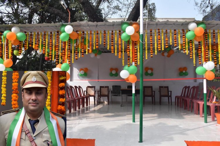 फुलवारी थाना परिसर में आगंतुक कक्ष बनकर तैयार