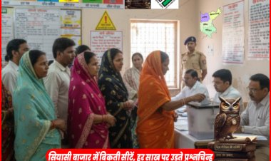 बिहार विधानसभा चुनाव 2025: टिकट खरीद-फरोख्त और राजनीतिक विवादों का नया अध्याय, जहाँ हर साख पर उल्लू बैठा है.........